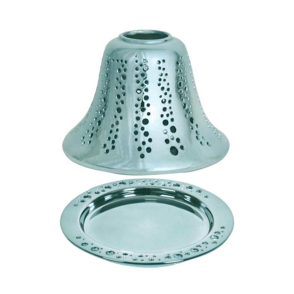 Aroma Obsidian Blue Ceramic Candle Shade & Tray £7.20
